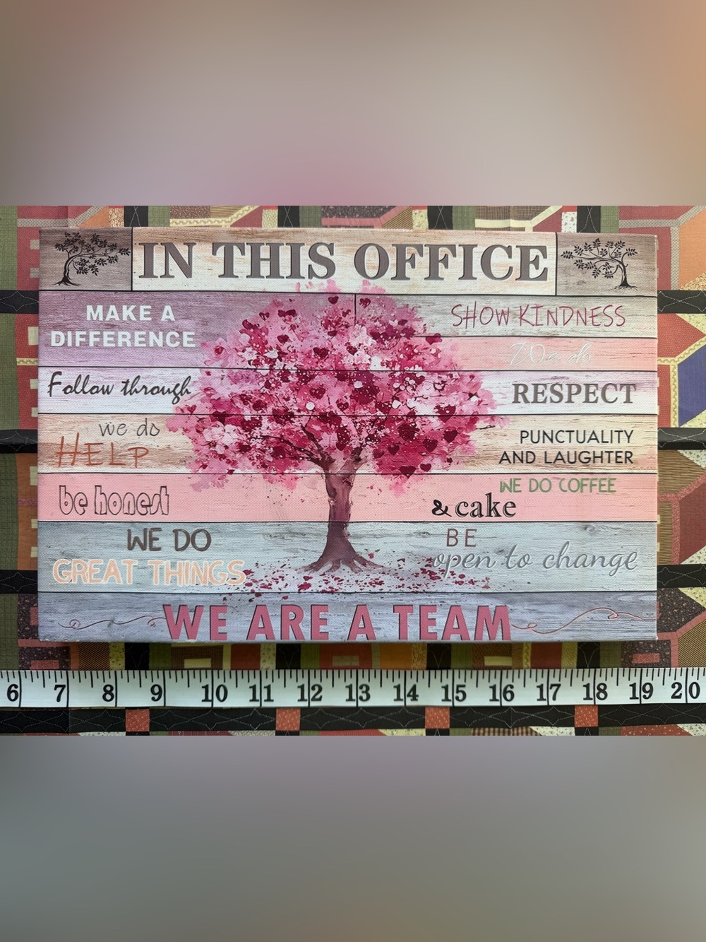 8” x 13” Office Wall Art